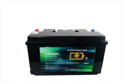 CC CV ডিপ সাইকেল LifeP04 লিথিয়াম ব্যাটারি লাইটওয়েট 12.8V 100ah বহুমুখী