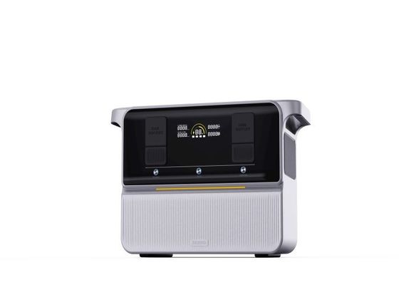 2400W BMS পোর্টেবল সোলার পাওয়ার জেনারেটর, বিস্ফোরণরোধী ক্যাম্পিং CPAP পাওয়ার সাপ্লাই