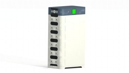 ফটোভোলটাইক সোলার সিস্টেম ব্যাকআপের জন্য CAN RS485 UPS লিথিয়াম ব্যাটারি ক্যাবিনেট 25.6KWH