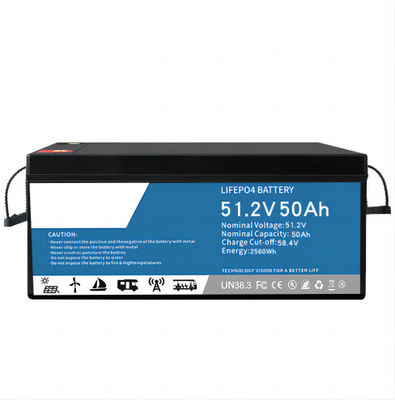 ব্লুটুথ সহ জলরোধী LifeP04 লিথিয়াম ব্যাটারি SLA প্রতিস্থাপন 51.2V 50AH