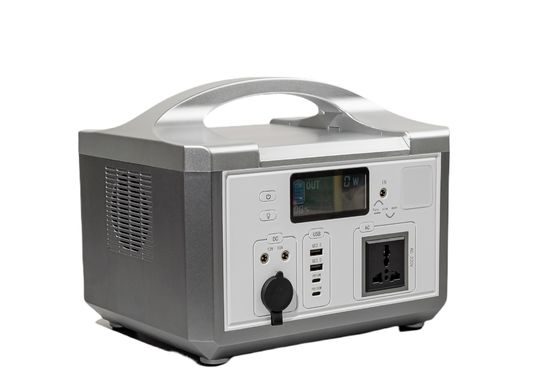 আইপি 65 পোর্টেবল পাওয়ার সাপ্লাই লাইফপিও 4 600WH ব্যাটারি আউটপুট পাওয়ার 1200W পর্যন্ত সৌর শক্তি জেনারেটর ক্যাম্পিং / হোম ব্যবহারের জন্য