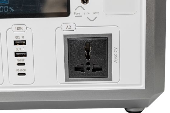 50HZ/60HZ এসি আউটলেট ফ্ল্যাশ ফিশ সৌর জেনারেটর পোর্টেবল শক্তি সঞ্চয়স্থান সৌর প্যানেল চার্জিং সঙ্গে অফিস সরঞ্জাম জন্য