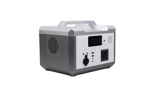 সিলভার শেল আল্ট্রা আউটপুট পাওয়ার 600W ইইউ অ্যাডাপ্টার চার্জিং পাওয়ার ব্যাংক এলসিডি ডিসপ্লে স্ক্রিন সহ আউটডোর আরভি ক্যাম্পিংয়ের জন্য