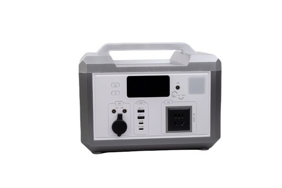 সিলভার শেল আল্ট্রা আউটপুট পাওয়ার 600W ইইউ অ্যাডাপ্টার চার্জিং পাওয়ার ব্যাংক এলসিডি ডিসপ্লে স্ক্রিন সহ আউটডোর আরভি ক্যাম্পিংয়ের জন্য