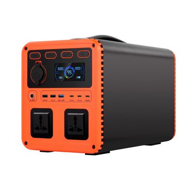 IP61 উচ্চ আউটপুট পাওয়ার ডিসি 13V 1200W এসি সুইচ QC3.0 হোম ব্যাকআপের জন্য দ্বি-মুখী ইনভার্টার সহ পোর্টেবল পাওয়ার জেনারেটর