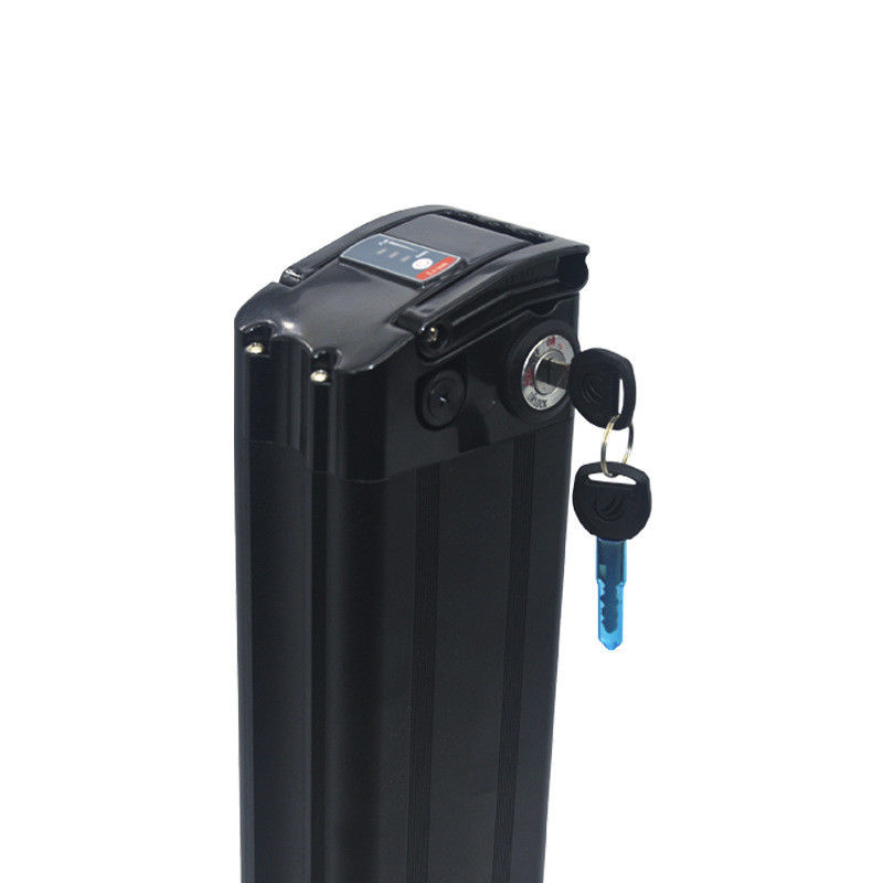 2 পিন টপ টিউব টাইপ 24V/36V/48V 10AH/20AH লিথিয়াম ইলেকট্রিক বাইক ব্যাটারি বৈদ্যুতিক সাইকেলের জন্য ক্ষয়রোধী সহ