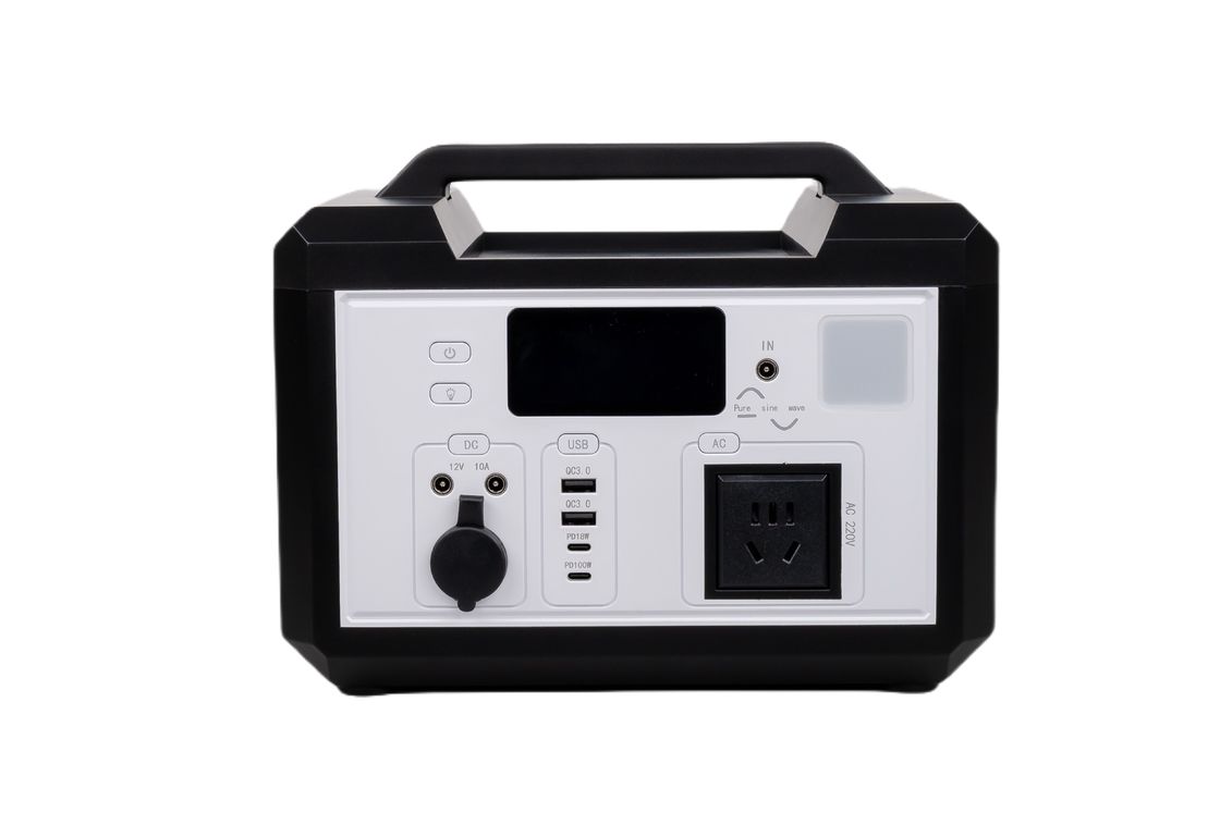 উচ্চ দক্ষতা 220V/110V এসি রিচার্জেবল লাইফপো4 পোর্টেবল পাওয়ার প্যাক অফ গ্রিড সৌর সিস্টেমের জন্য ওয়্যারলেস চার্জিং সহ