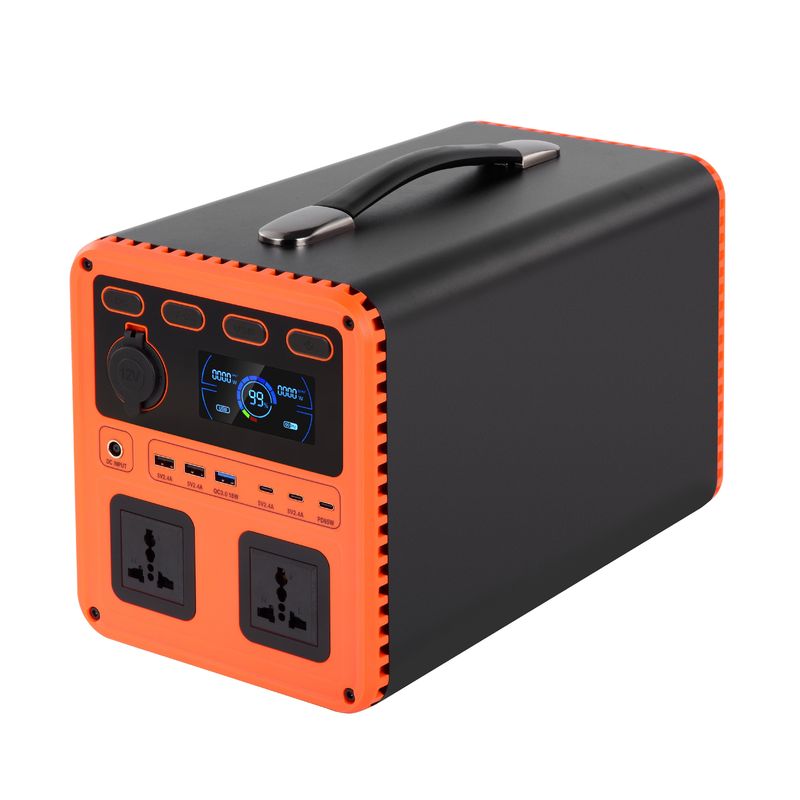 220V /110V দ্রুত চার্জিং 2.5 ঘন্টার মধ্যে এমপিপিআর সমর্থন বহনযোগ্য পাওয়ার স্টেশন অ্যাপ্লিকেশন / ব্লুটুথ সহ বহিরঙ্গন ব্ল্যাকআউটের জন্য
